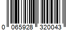 Barcode 0065928320043