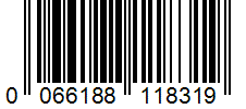 Barcode 0066188118319
