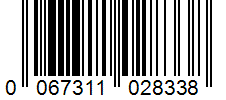 Barcode 0067311028338