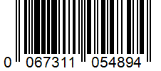 Barcode 0067311054894