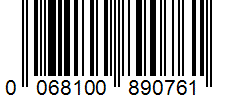 Barcode 0068100890761
