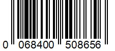 Barcode 0068400508656
