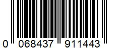 Barcode 0068437911443