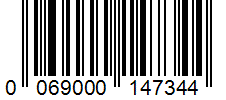 Barcode 0069000147344