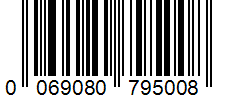 Barcode 0069080795008