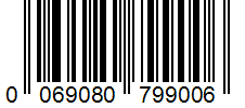 Barcode 0069080799006