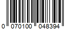 Barcode 0070100048394