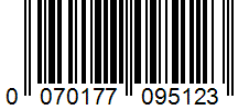 Barcode 0070177095123