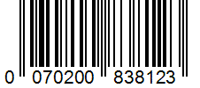 Barcode 0070200838123