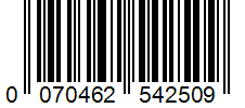 Barcode 0070462542509