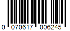 Barcode 0070617006245