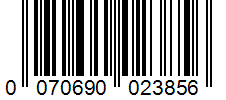 Barcode 0070690023856