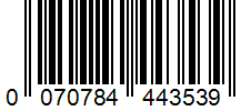 Barcode 0070784443539