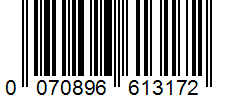 Barcode 0070896613172