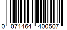 Barcode 0071464400507