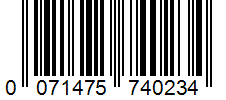 Barcode 0071475740234