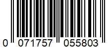 Barcode 0071757055803