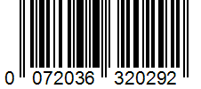 Barcode 0072036320292