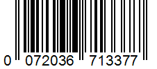Barcode 0072036713377