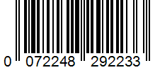 Barcode 0072248292233