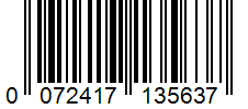 Barcode 0072417135637