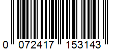 Barcode 0072417153143