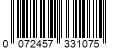 Barcode 0072457331075