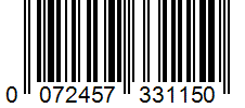 Barcode 0072457331150