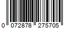 Barcode 0072878275705