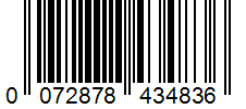 Barcode 0072878434836