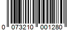Barcode 0073210001280
