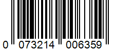 Barcode 0073214006359