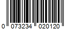 Barcode 0073234020120