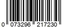 Barcode 0073296217230