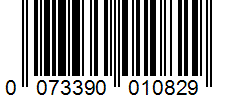 Barcode 0073390010829