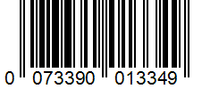 Barcode 0073390013349