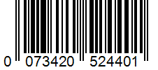 Barcode 0073420524401