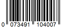 Barcode 0073491104007