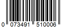 Barcode 0073491510006
