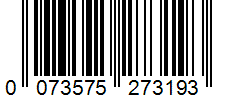 Barcode 0073575273193