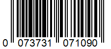 Barcode 0073731071090