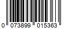Barcode 0073899015363