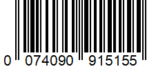 Barcode 0074090915155
