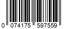 Barcode 0074175597559