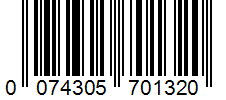 Barcode 0074305701320