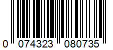Barcode 0074323080735