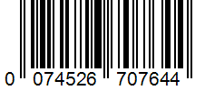 Barcode 0074526707644