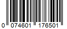 Barcode 0074601176501