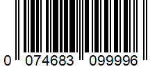 Barcode 0074683099996