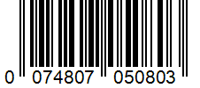 Barcode 0074807050803